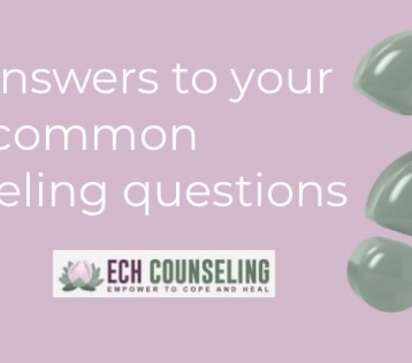 Find answers to your most common counseling questions here